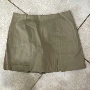 Vintage 90’s No Boundaries Tan Front Slit Skort Skirt 7